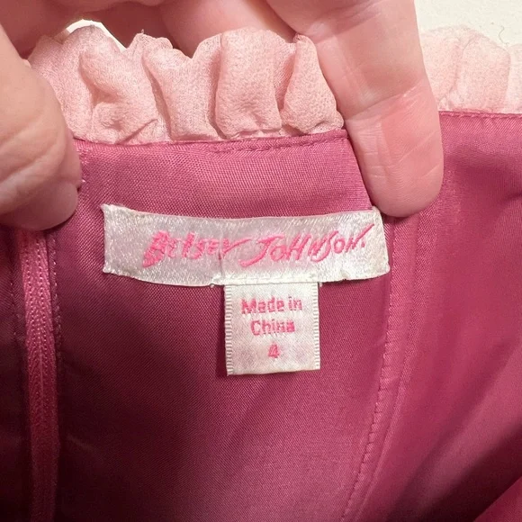 🚫SOLD🚫 Betsey Johnson Vintage Y2K Ombré Strapless Dress - Picture 4 of 5